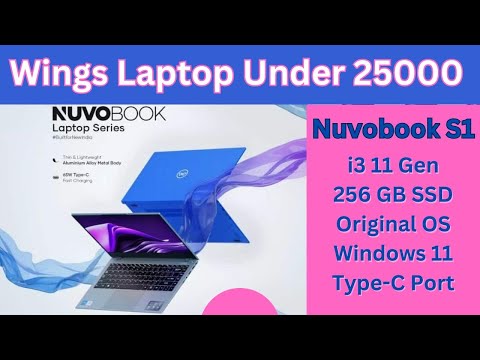 Wings Nuvobook S1 i3 11th Gen Unboxing and Review | Wings Laptop | Nuvobook Laptop