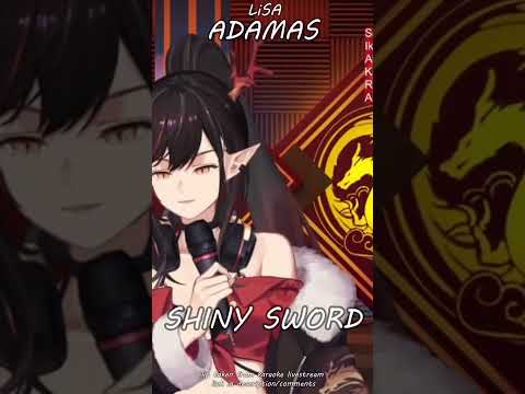 SHINY SWORD MY DIAMOND acapella  #LiSA #ADAMAS #shorts #vtuber