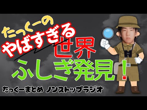 【途中広告なし】たっくーまとめ【ゾーッとするヤバすぎる国々のお話】60分　作業用・睡眠用