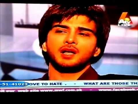 Imran Abbas singing on Morning With Farah