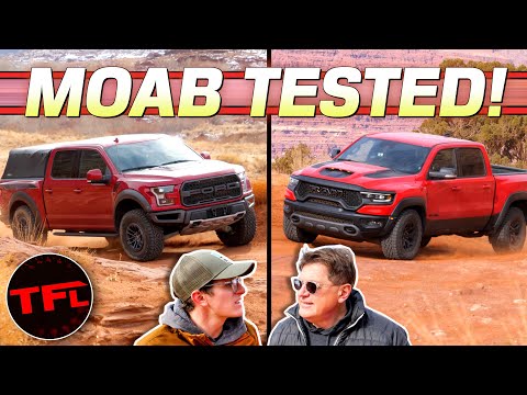 Crawling, Climbing And Desert Running: The Ram TRX & Ford Raptor Take on Moab But Which Is Best?