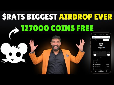 Rats Kingdom Biggest Airdrop | Rats Kingdom Mining Bot | Rats Kingdom 127000 Coins Free