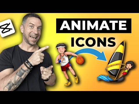 How To Animate ICONS in CapCut 2024