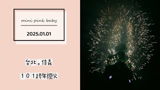 minipinkbaby 小粉紅 隨拍 Vlog｜2025.01.01｜台北景點｜信義｜2025跨年｜101跨年煙火｜小粉紅in景點｜小粉紅遊樂園