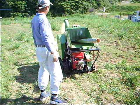 岡山県総社市（竹の粉砕　KDC 131B）　竹粉砕機