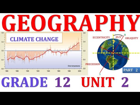 Grade 12 Geography Unit 2 Part 2 Climate Change