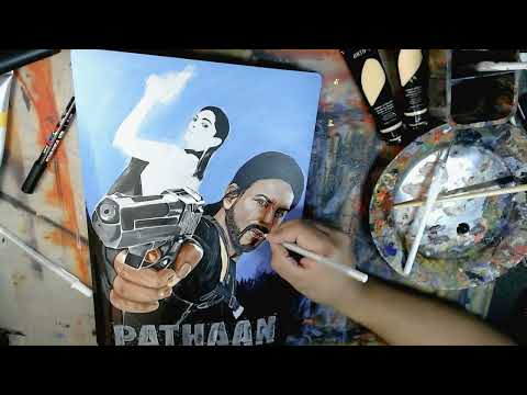 Pathaan Ps5 Custom Cover Painting | SRK | Deepika