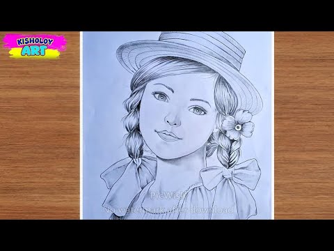 Beautiful girl drawing | Girl drawing | Drawing tutorial | Kisholoy 😍🫶🔥