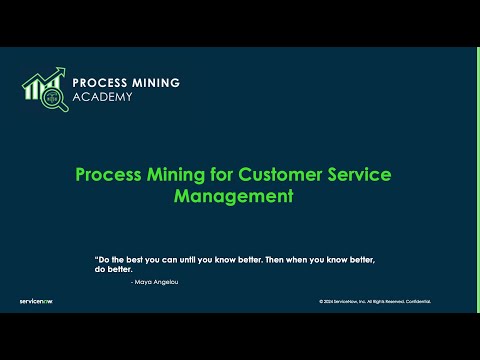 Process Mining Academy - Process Mining for Customer Service Management