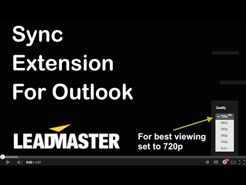 Sync Extension for Outlook