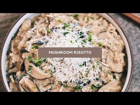 Japanese CREAMY Mushroom Risotto