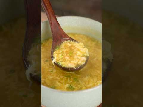 Chicken & Corn Egg Drop Soup Better Than Chinese Takeout