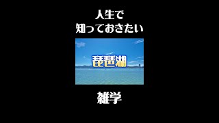 琵琶湖の意外な雑学