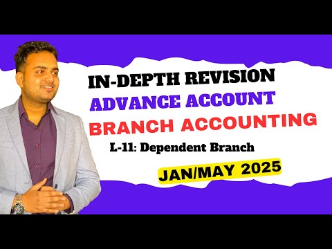 In-Depth Revision of Branch Accounting| L-11| Advance Accounting