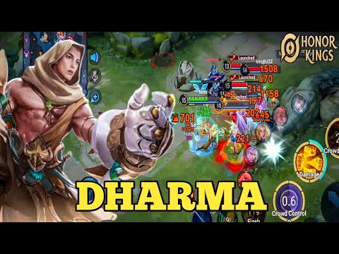 Honor of kings (Dharma) Clash Lane Gameplay - Solo RG | HOK 2024