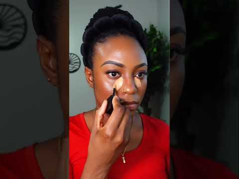 GLOWY SUMMER MAKEUP NO FOUNDATION #woc #darkskin #brownskin