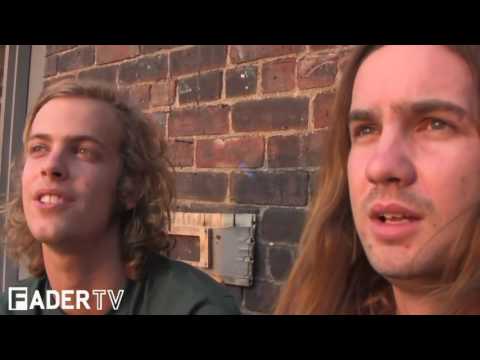 Tame Impala Interview - Soundcheck @ FADER TV