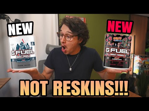 Two FULLY New GFUEL Flavors! - Naruto & Assassin's Creed GFUEL