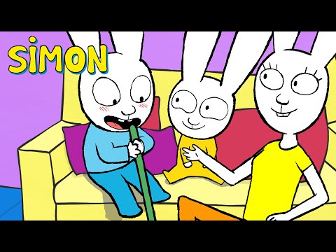 Fun Bedtime with Marion the Babysitter! ✨ | Simon | Full episodes Compilation 1hr S1 | Cartoons Kids