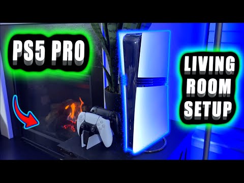 PS5 Pro Living Room Setup | 4k 120Hz Samsung Frame!