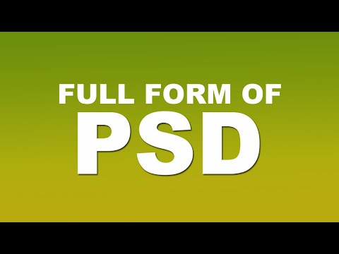 Full Form of PSD | What is PSD Full Form | PSD Abbreviation