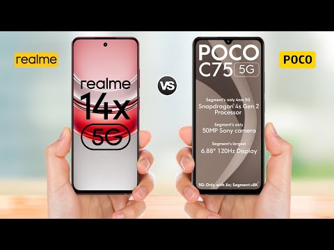 Realme 14x 5g vs Poco C75 5g || Full Comparison