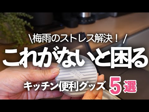 【キッチン雑貨】これがないと困る！梅雨に必須のキッチン超便利グッズ５選/調味料乾燥剤/ゴミ箱消臭/珪藻土/soil/歯ブラシスタンド