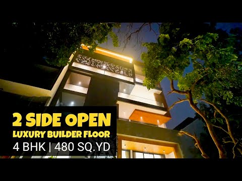 Inside Luxurious Builder Floor in Gurgaon | Sushant Lok 1 | 4 BHK TWO SIDE OPEN