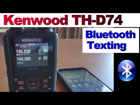 Kenwood APRS/Winlink over Bluetooth