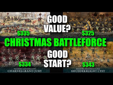 Games Workshop WARHAMMER Christmas Battleforce BREAKDOWN!  Watch THIS, Before You BUY...  #NewAoS