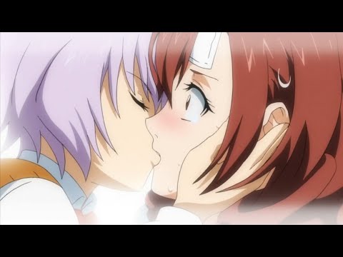 Anime girl kiss girl #17 | Lesbian kiss