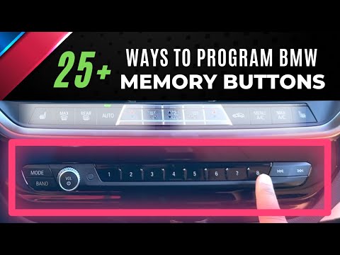 25+ DIFFERENT Ways to Program BMW Memory Buttons!