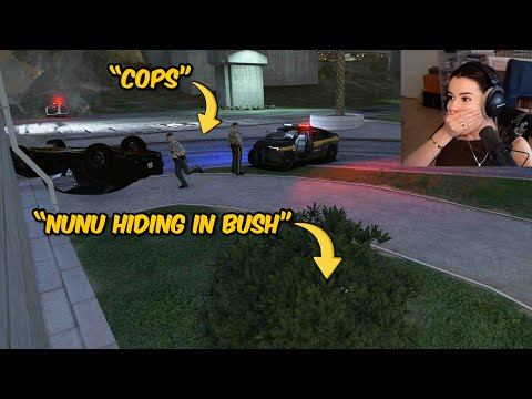 Nunu escapes from cops after robbing Maze Bank | GTA RP NoPixel 4.0