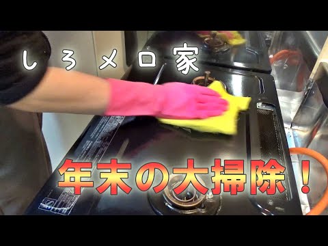 しろメロ家、少し早めの大掃除！家中ピカピカに♪