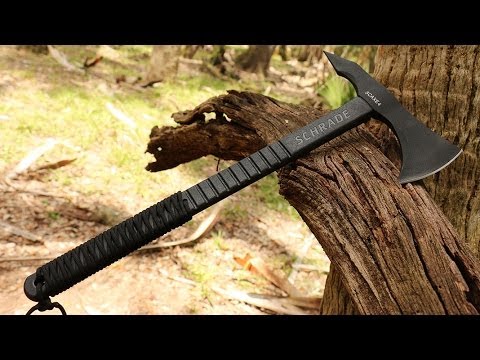 NEW! Schrade SCAXE4 Tomahawk -- Best Tomahawk