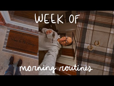 A WEEK OF SLOW MORNING ROUTINES (vlog)