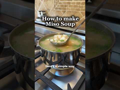 How to make miso soup #shorts #miso #misosoup #soup #souprecipe #asianfood #foodie #foodlover