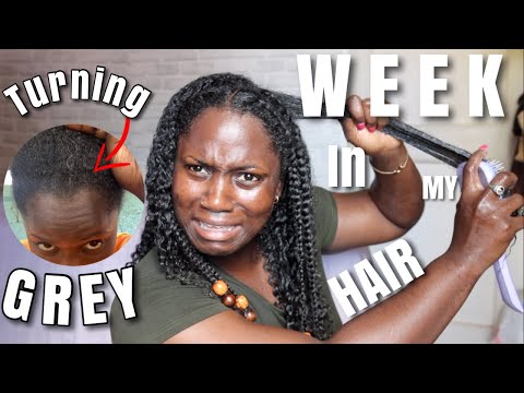 Not the Grey Hairs in the Mid to Late twenties?! To dye my Hair or Not|Hairstyle Sundays