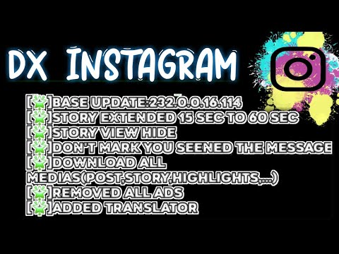 DX INSTAGRAM// All post download//Gost Mod//Many Themes//Translator//Many more Features