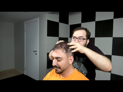 ARE YOU READY TO BE WITH LUNATIC BARBER??? ASMR Head Massage Face Massage Body Massage