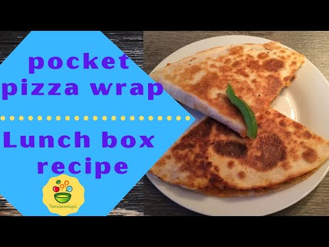 Easy pocket pizza wrap