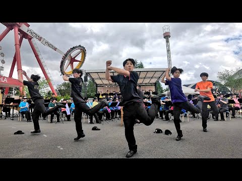 叡明高校 吹奏楽部「男サー・ヒットパレード」ダンス