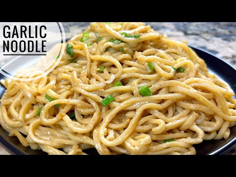 Garlic Noodles Recipe | Garlicky, Saucy And Easy Noodles Recipe