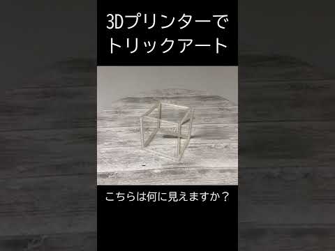 3Dプリンターでトリックアートを表現してみる