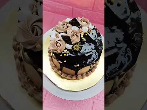 Homemade style cake decoration 😍 #ytshorts #cake #Dreamycakehouse #chocolate