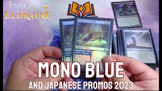 Japanese PWFM Promos and Mono Blue Standard with Wilds Of Eldraine #mtg #mtgjp