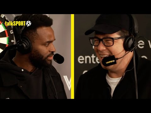 "Hard To Disagree!" Darren Bent Makes Michael McIntyre LAUGH With Tottenham Chant Sung At The Darts