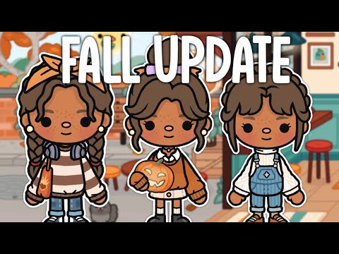 AESTHETIC TOCA FALL UPDATE 🎃 (NEW CLOTHES, HAIR & MORE) | *WITH VOICE 📢* | TOCA LIFE WORLD UPDATE