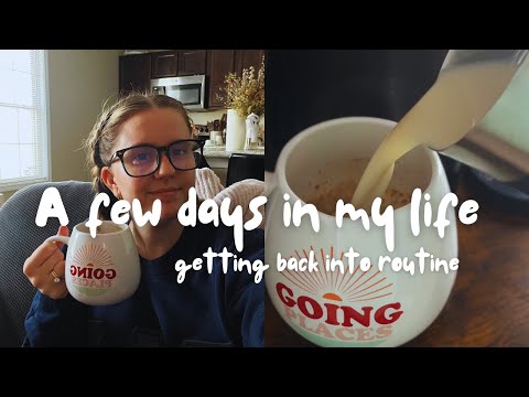 A Few Days In The Life | getting back into routine