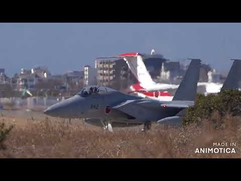 岐阜基地　2nd　大迫力！滑走路進入　F15#942 　T4　2024.01.17